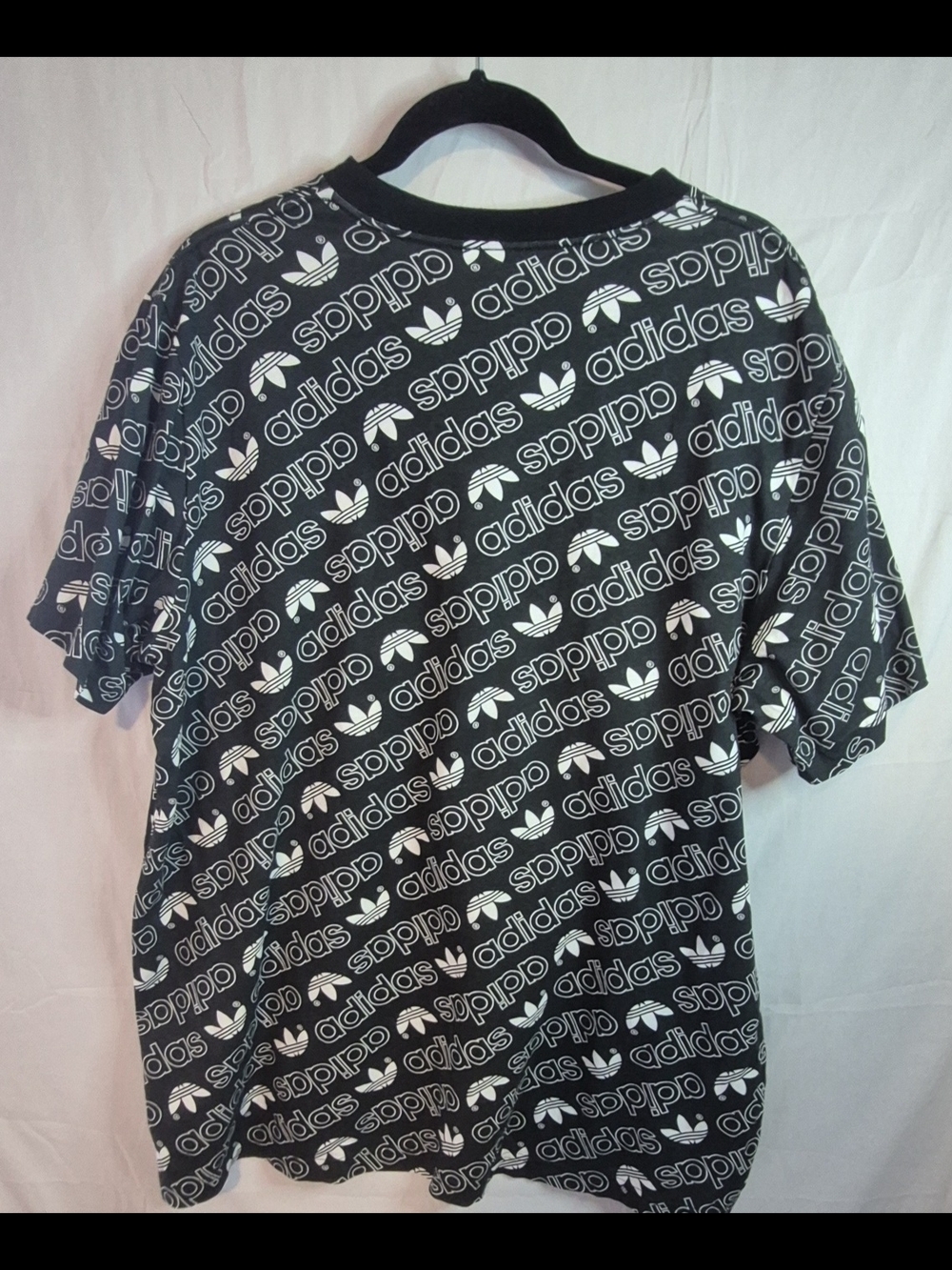adidas Crewneck Sweatshirt - Black & Cream - Picture 2 of 5